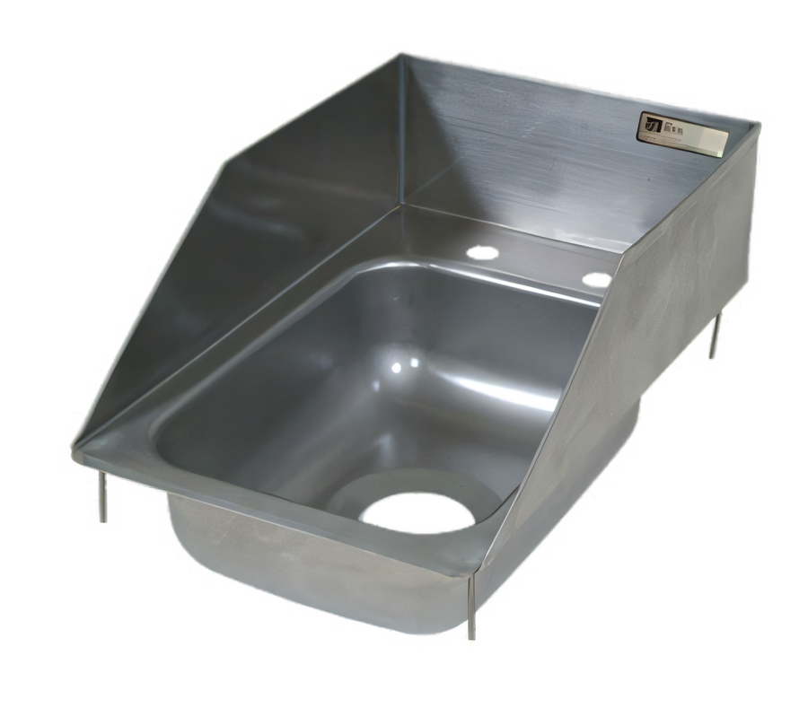 Product image #1 for John Boos Pro-Bowl Drop-In Single-Compartment Stainless Steel Hand Sink with Left and Right Side Splashes