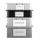 Thumbnail image #1 for Metro Super Erecta OP2501CLR Clear Vinyl Snap-On Card Holder, 4-1/2 x 8 Inches, for Divider Tote Boxes Case of 96