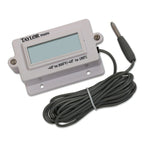 Thumbnail image #1 for Taylor Precision 9940N Digital Panel-Mount Thermometer, -40° to 300°F, Waterproof Housing and Probe, 10 ft Cable Case of 4
