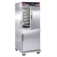 Cres Cor Mobile Insulated Stainless Steel Heated Holding Cabinet, 32-Pan Capacity, Dutch Doors