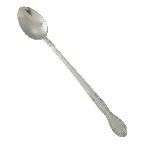 Product image #1 for Winco Elegance 8-Inch Iced Tea Spoon, Heavy Weight, 18/0 Stainless Steel, Vibro Finish