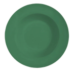 Thumbnail image #1 for G.E.T. Diamond Mardi Gras B-1611-FG Melamine Bowl, 16 oz, 11-1/4 in Diameter, Wide Rim, Rainforest Green 1 Dozen