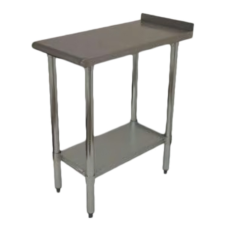 Product image #1 for Serv-Ware 15 Inch x 30 Inch Equipment Filler Table with 18/430 Stainless Steel Top and Galvanized Undershelf