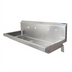 Thumbnail image #1 for BK Resources ADA Two-Station Wall-Mount Hand Wash Sink, 48 Inch Wide, 304 Stainless Steel, 5-Inch Deep Bowl