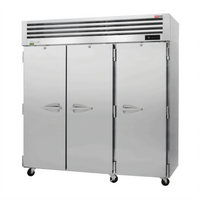 Turbo Air PRO Series 3-Section Reach-In Refrigerator with Solid Doors, Top Mount, 75.06 Cu. Ft.