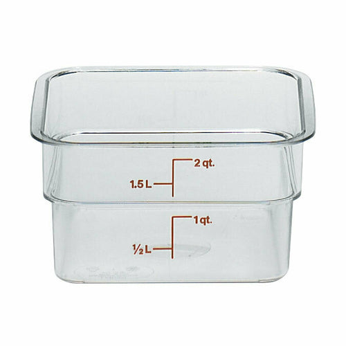 Product image #1 for Cambro 2SFSCW135 CamSquare® Commercial Food Storage Containers Case of 6