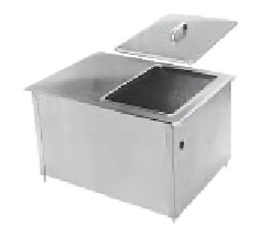 Product image #1 for Randell Custom & Serving Drop-In Ice Bin Without Cold Plate, 60 lb Capacity, Stainless Steel Top and Interior