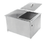 Thumbnail image #1 for Randell Custom & Serving Drop-In Ice Bin Without Cold Plate, 60 lb Capacity, Stainless Steel Top and Interior