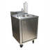 Thumbnail image #1 for BK Resources Single-Bowl Mobile Hand Wash Sink with Hot & Cold Water, 10 x 14 x 5-Inch Bowl