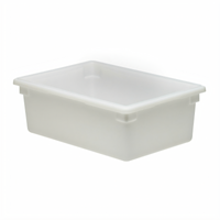 Cambro 13 Gallon Natural White Polyethylene Food Storage Container, 18 x 26 x 9 Inches
