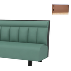 Thumbnail image #1 for ATSMFG ATS AT&S-ASWB-K36-6CHHR GR7 Kevin Wall Booth, 36" high, 6-channel with Headroll back, removable sinuous spring seat with connecting links