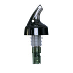 Thumbnail image #1 for Spill-Stop Posi-por 386-27 Plastic Liquor Pourer, 1-1/2 oz., Smoke with Black Collar