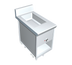 Thumbnail image #1 for La Rosa Refrigeration 18-Inch Open Cabinet Base Food Warmer Utility Stand with 12 x 20 Warmer