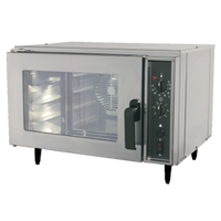 Nu-Vu NCO3 Countertop Half-Size Electric Convection Oven, 3 Half-Pan Capacity