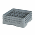Thumbnail image #2 for Cambro Camrack Full Size 20-Compartment Glass Rack with 2 Extenders, Soft Gray