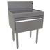 Thumbnail image #1 for Glastender Underbar Drainboard Half Cabinet with Door, 24 Inch Wide x 19 Inch Deep, Stainless Steel