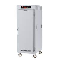 Metro C5 8 Series Full-Height Pass-Thru Controlled Temperature Holding Cabinet with Solid Doors and Universal Wire Slides