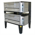 Thumbnail image #1 for Peerless Double-Stacked Electric Deck Oven with 2 Decks and 42
