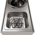 Thumbnail image #1 for BK Resources 8-Inch Underbar Speed Station with Glass Rinser, Dipper Well Faucet, 4-Inch Riser and Pedestal Base