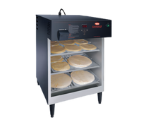 Hatco Flav-R-Savor 3-Tier Countertop Heated Air Curtain Hot Food Display Cabinet for Half-Size Sheet Pans