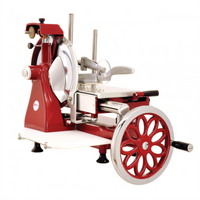 Volano Trento Manual Flywheel Meat Slicer with 14-9/16-Inch Carbon Steel Blade