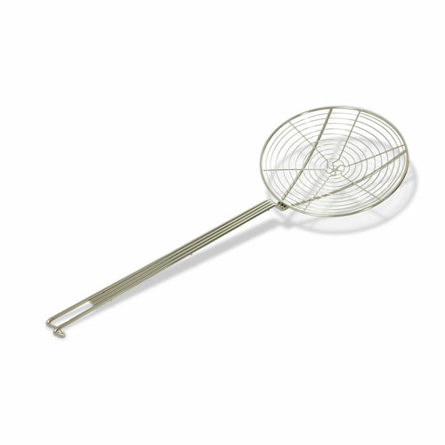 Product image #1 for Crestware 7-Inch Round Spiral Wire Skimmer, Nickel-Plated Steel