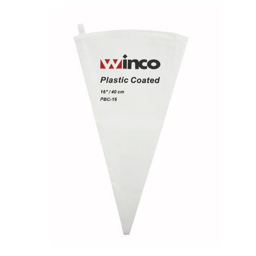 Product image #1 for Winco 16-Inch Cotton Pastry Bag with Polyurethane-Coated Interior