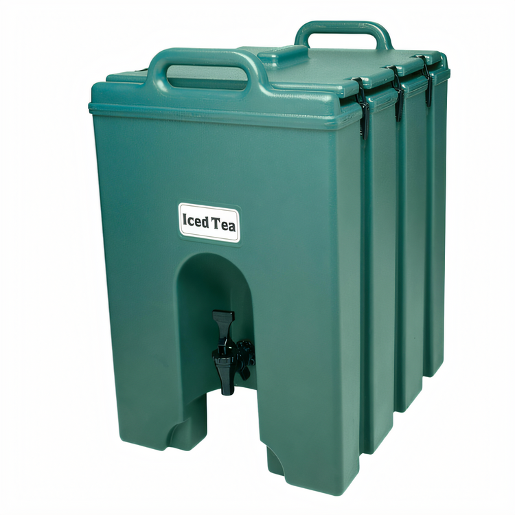 Product image #1 for Cambro Camtainer® 1000LCD519 11-3/4 Gallon Insulated Beverage Carrier, Kentucky Green
