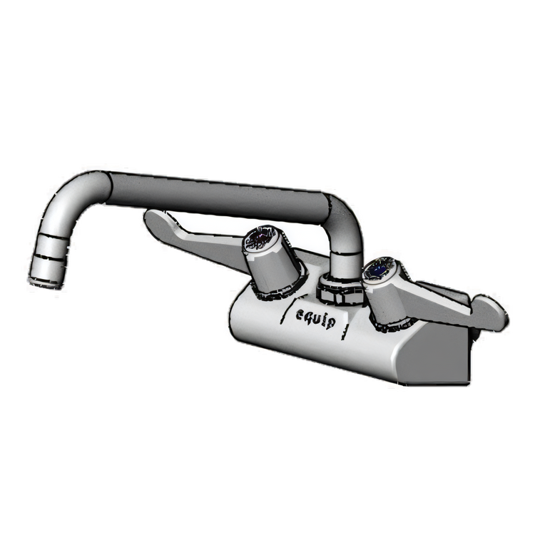 Product image #1 for Equip 4-Inch Wall Mount Mixing Faucet with 10-Inch Swing Nozzle and Wrist Handles