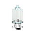 Thumbnail image #1 for Cal-Mil Iron Collection 2 Gallon Hexagon Glass Beverage Dispenser with Ice Chamber and Drip Tray
