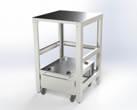 Pratica Stainless Steel Stacking Cart for Fit Express, Rocket Express, Fit XL, Fit ST, and Fit SM High-Speed Ovens