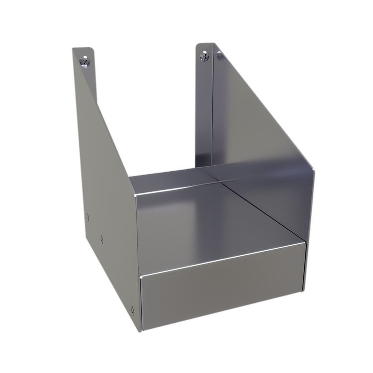 Product image #1 for Glastender 8-Inch Bolt-On Stainless Steel Blender Shelf