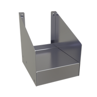 Glastender 8-Inch Bolt-On Stainless Steel Blender Shelf