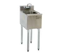 Eagle Group 2200 Series 12-Inch Underbar Side-To-Side Modular Add-On Hand Sink with Standard Faucet