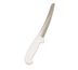Thumbnail image #1 for Crestware 10-Inch Curved Bread Knife with White Polypropylene Handle