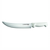 Thumbnail image #1 for 10-Inch Cimeter Steak Knife with High-Carbon Stainless Steel Blade and White Polypropylene Handle