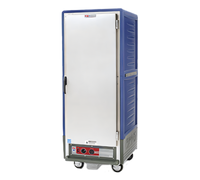 Metro C5 3 Series Full-Height Heated Holding and Proofing Cabinet, Blue, Low Watt, Fixed Wire Slides