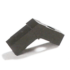 Thumbnail image #1 for CFS Brands 900131 Sneeze Guard Assembly Block, 1" Square, 30° Angle, 2-Prong, Polycarbonate, Gray 1 Pair