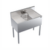 Thumbnail image #1 for Krowne Royal Series One-Compartment Underbar Bar Sink with Dual 12-Inch Drainboards, 36 Inch W x 19 Inch D