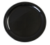 Thumbnail image #1 for Carlisle Kingline 10-Inch Black Melamine Narrow Rim Dinner Plate
