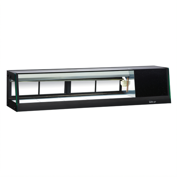 Product image #1 for Turbo Air 59-Inch Countertop Refrigerated Sushi Display Case, 1.9 Cu. Ft., Right-Side Self-Contained Refrigeration