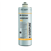 Everpure AC Activated Carbon Water Filter Cartridge, 750 Gallon, 0.5 GPM, 0.5 Micron