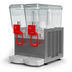 Thumbnail image #1 for Trento Ugolini Arctic Deluxe 2-Bowl Countertop Juice Dispenser, 5.3 Gallon Bowls, 115V
