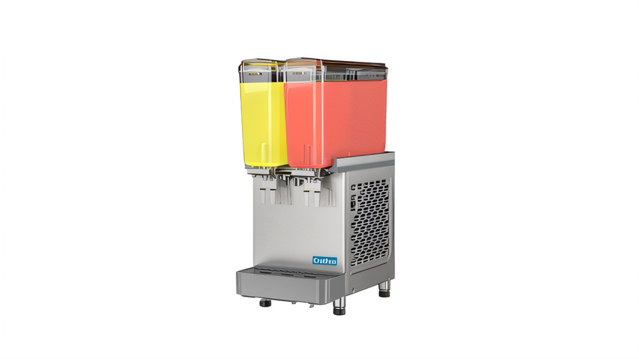 Product image #1 for Crathco Classic Pro Bubbler Mini Twin Pre-Mix Cold Beverage Dispenser, 2 x 2.4-Gallon Bowls