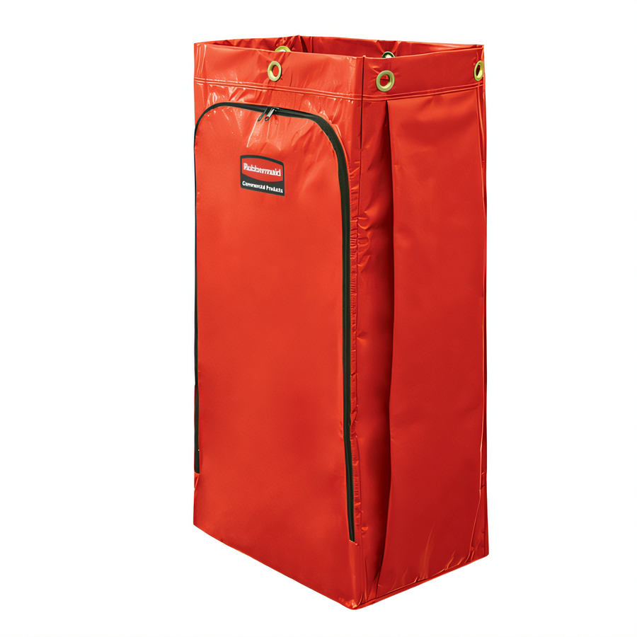 Product image #1 for 34-Gallon Red Vinyl Replacement Janitorial Cart Bag