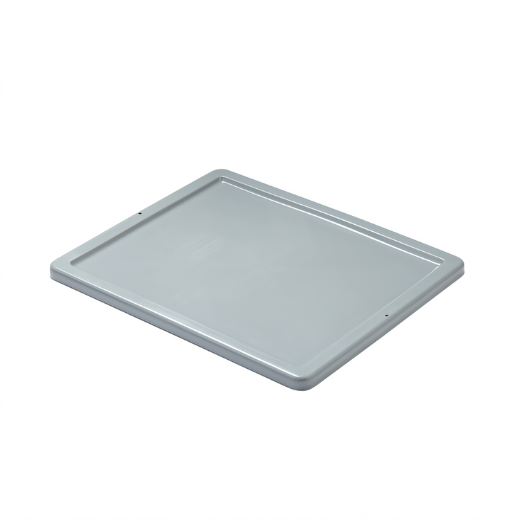 Product image #1 for Rubbermaid Commercial Products Palletote Food Box Lid, Gray Polyethylene