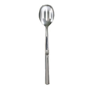 Royal Windsor 11-5/8 Inch Slotted Buffet Serving Spoon, Stainless Steel, Mirror Finish
