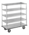 Thumbnail image #2 for Channel Manufacturing Queen Mary 5-Shelf Banquet Utility Cart, Aluminum, 62 x 28 x 66 Inches