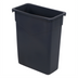 Thumbnail image #1 for Trimline 15-Gallon Rectangular Polyethylene Waste Container, Gray