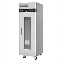Turbo Air M3 Series 1-Section Reach-In Heated Holding Cabinet with Glass Door, 22.7 Cu. Ft.